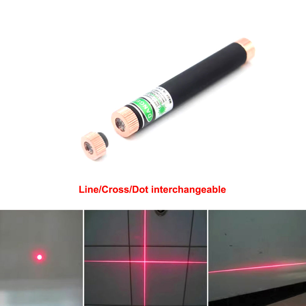 650nm Red 3-in-1 Pattern Laser Pointer Pen with Dot, Line & Cross Beams | Rechargeable