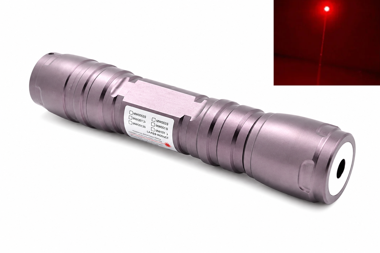 650nm 100mW/200mW Red Focusable Laser Pointer – Waterproof Metal Compact Laser