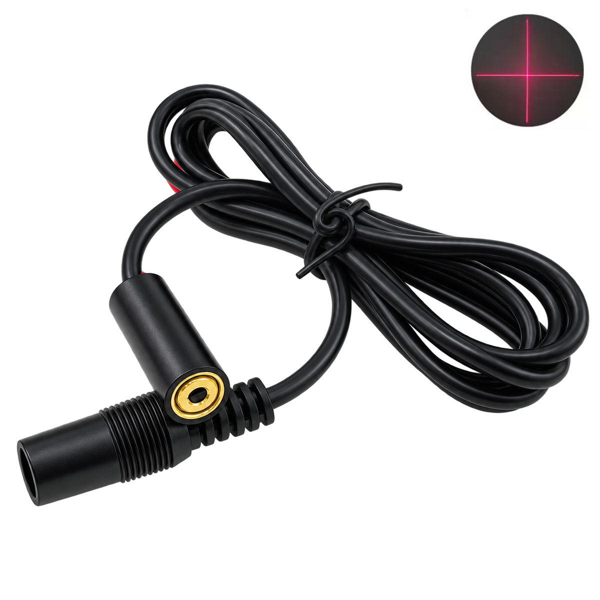 650nm Red Laser Module – 0.4mW 1mW 5mW Dot Line Cross, 10×30mm