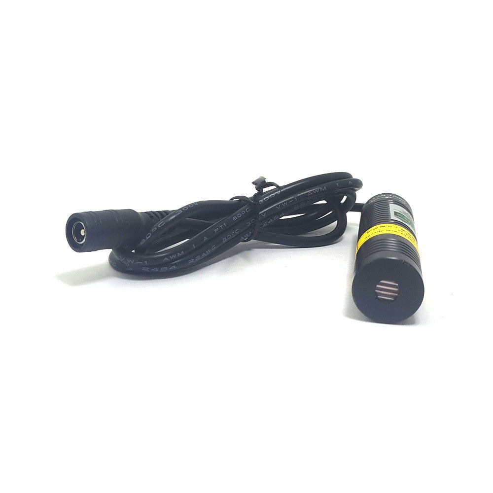New Green Line Laser Diode Module 532nm 50mw 3v-5v 18x75mm w/ AC Connecter