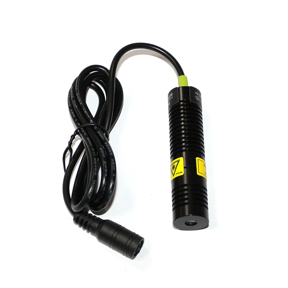 Green Dot Line Cross Laser Diode Module 532nm 50mw 3V-5V 18x75mm w/ AC Connecter Lazer