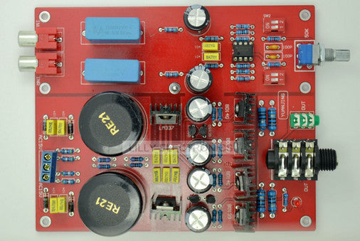 Headphone Amplifier BD139 BD140 LM833 Lehmann LM317 LM337 NOVER10000UF/35v*2