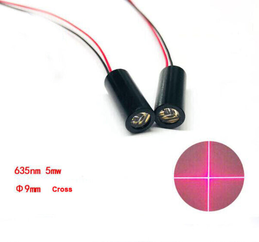 2pcs 635nm 5mw Red Cross Laser 90 Degree Cross Laser Module Laser Cross Laser