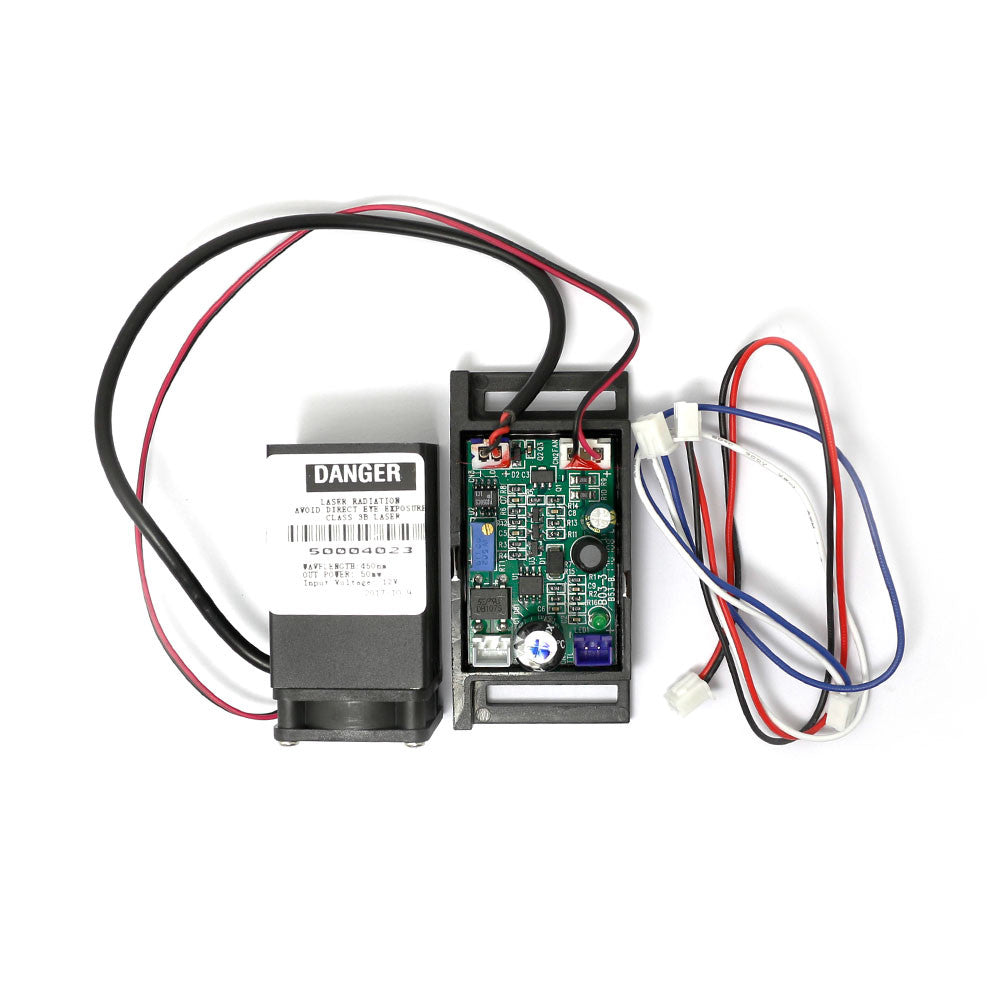 Diode 445nm-450nm 50mw 12V Blue Ray Laser Dot Module with Driver Board
