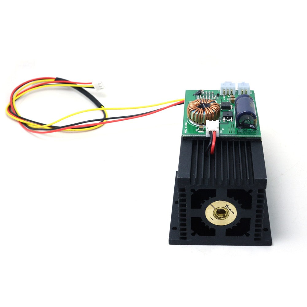 High Power Laser 15W 450nm Blue Laser Module Carving w/ TTL