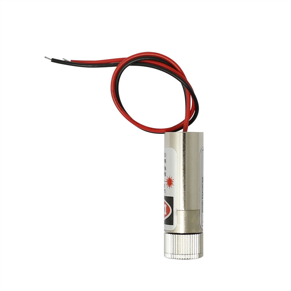 650nm 5mW Adjusted Red Laser Line Diode Module 12x40mm Glass Collimating Lens