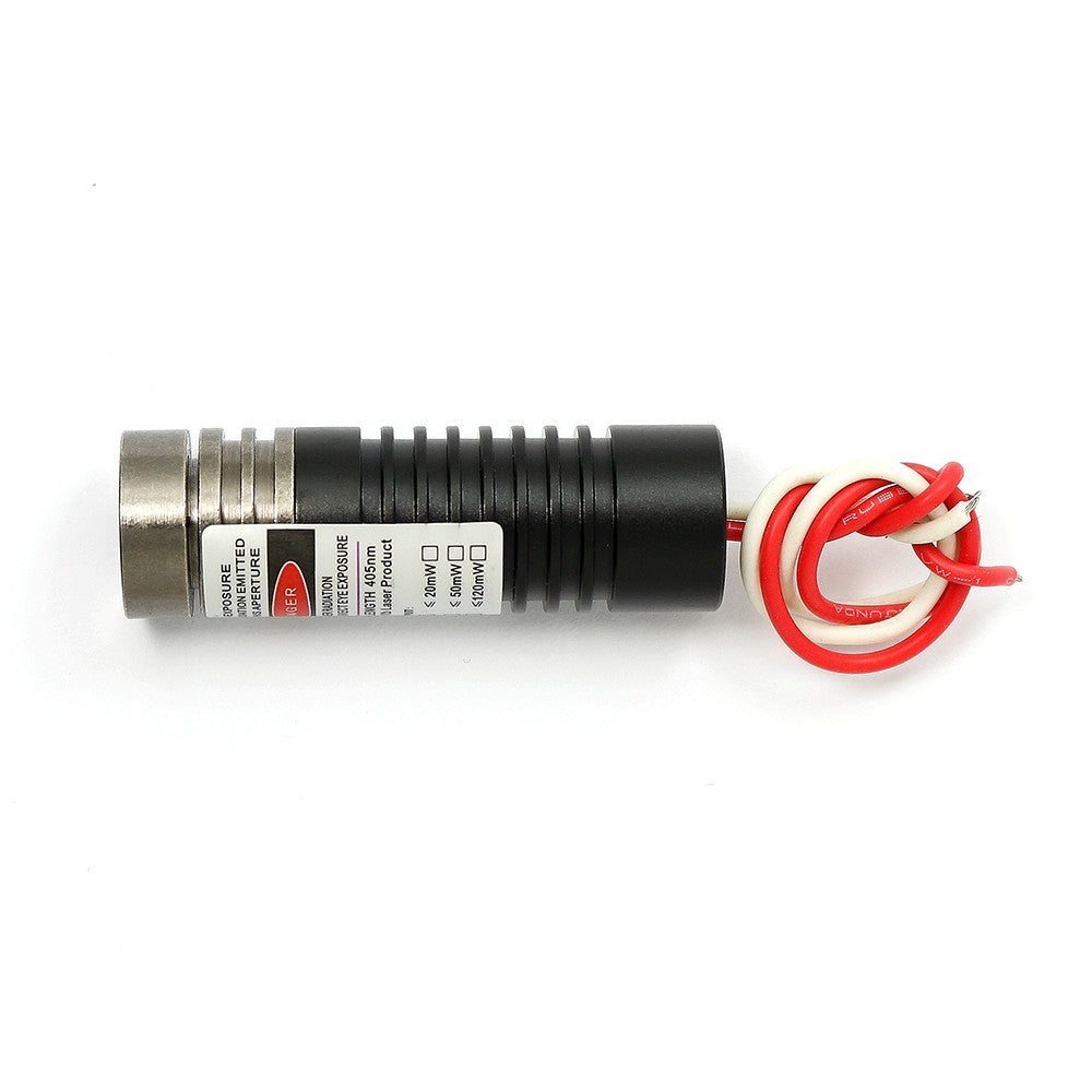 Violet 405nm 100mw Diode Laser Laser Dot Module 14.5x45mm with Built-in Driver