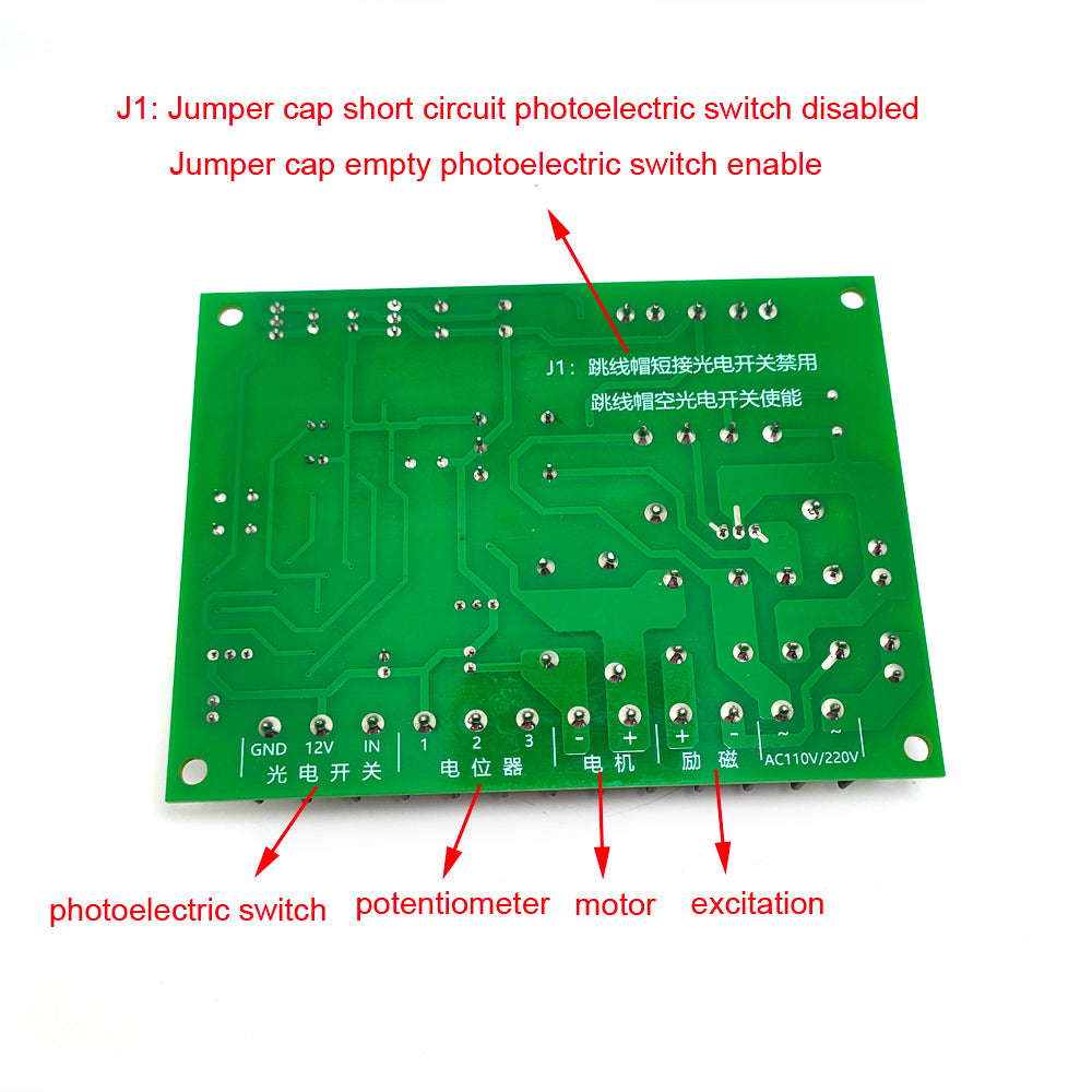 220V DC Motor Speed Control Board Controller Bag Making Machine Winding Machine