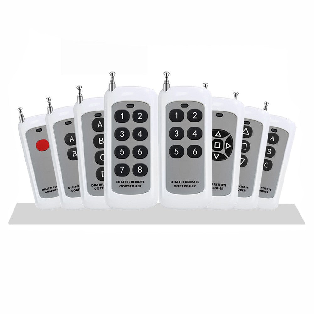 High power remote control for parking lots with ultra-thin feel and LED lights