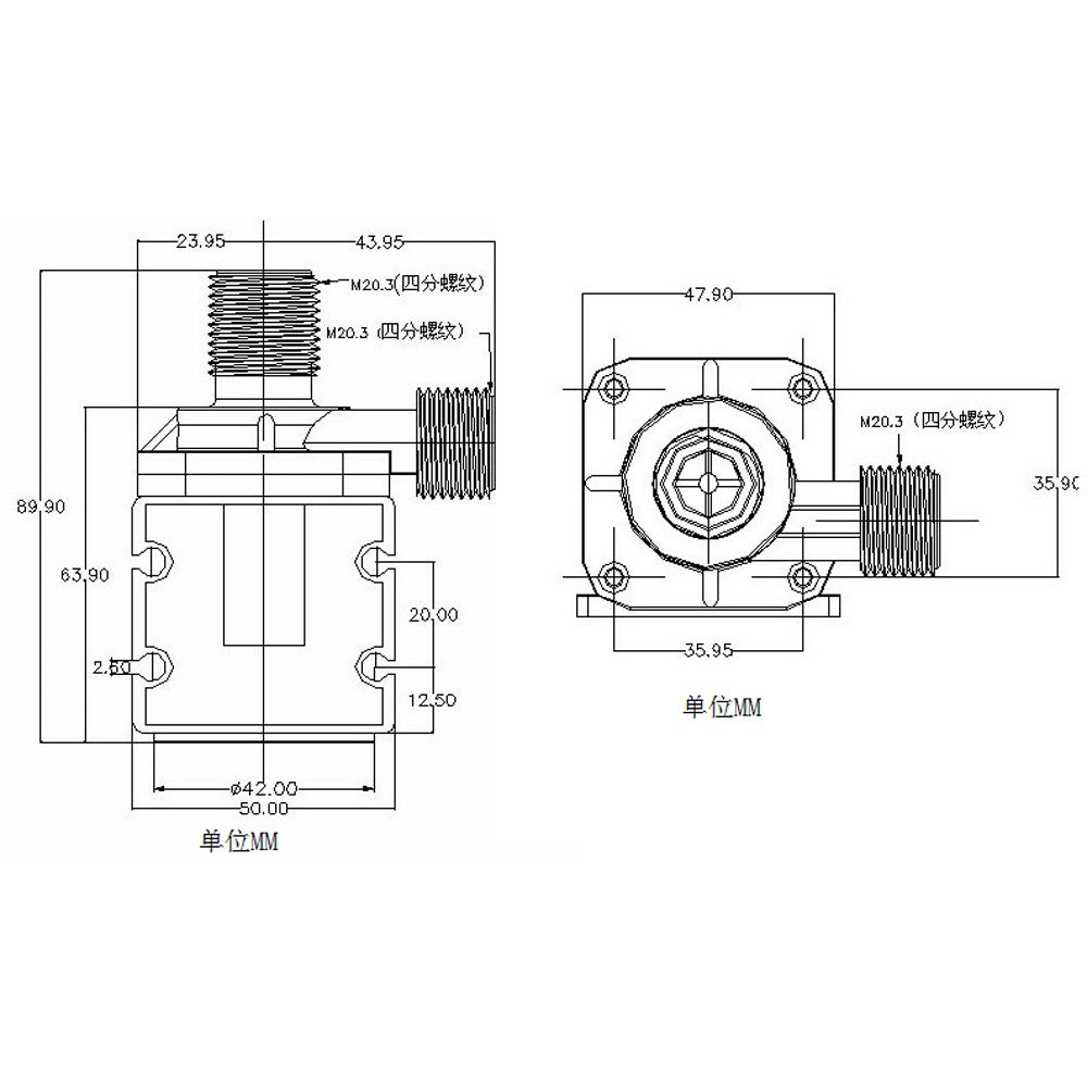 24V DC Mini Brushless Magnetic Hot Water Pump Anti-Corrosion ZC-T40-2