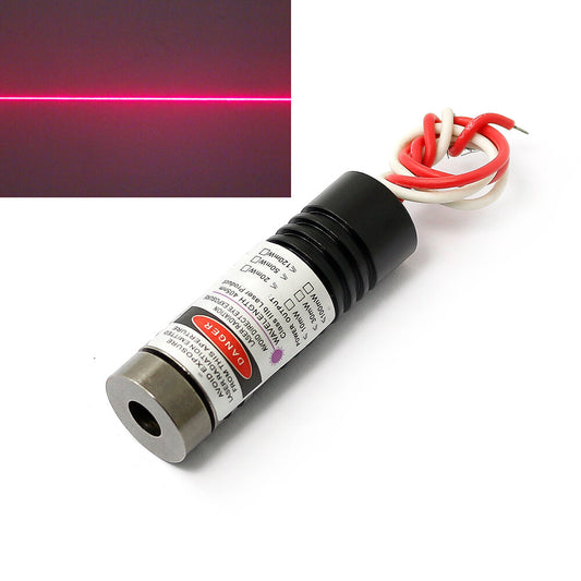 Industrial 650NM 200MW Red Laser Line Diode Module 14.5x45mm High Quality 3-5VDC