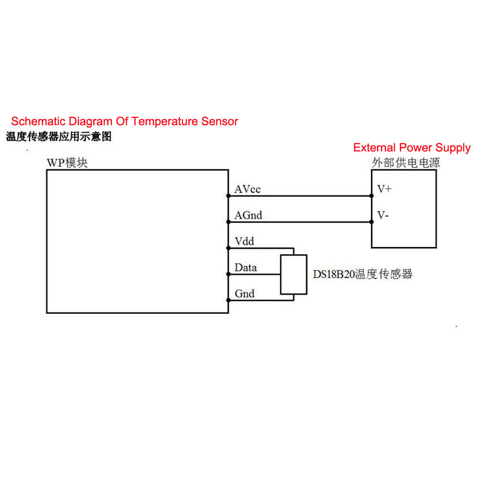 8-Channel Temperature Acquisition Module RS485 MODBUS Communication-WP3066ADAM