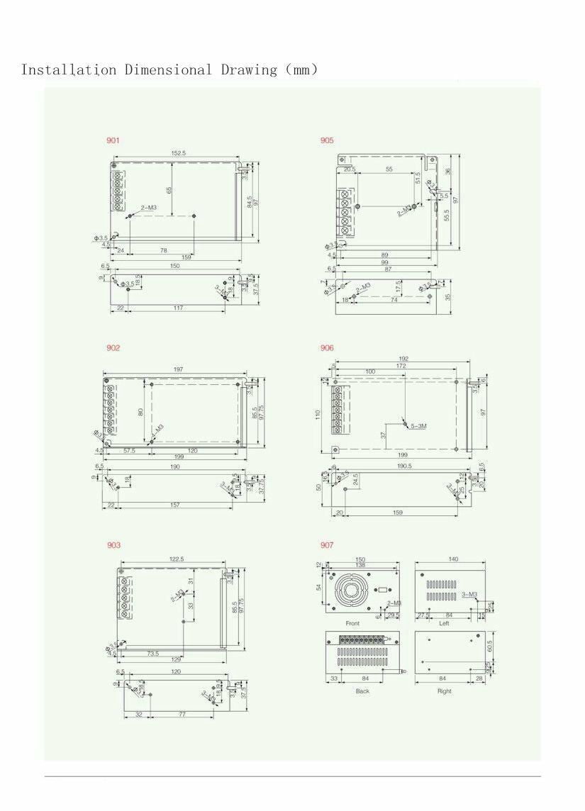 Switch Power Supply Original T-50B 3 Groups of Output Power Supply