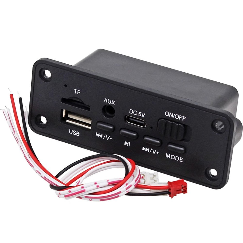 Bluetooth MP3 Decode Board 2*5W Supports Hands-free Calling FM/USB/TF/AUX Player