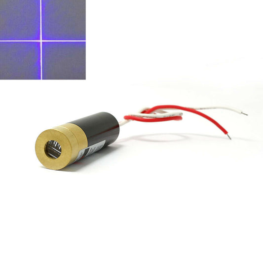Industrial Violet 405nm 20mw Laser Cross Diode Module w/ Driver In 13x42mm
