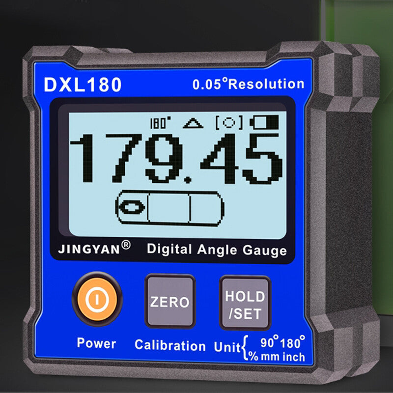 DXL180/DXL180C Dual Axis 0.05° Resolution Meter Digital Angle Inclinometer 180°