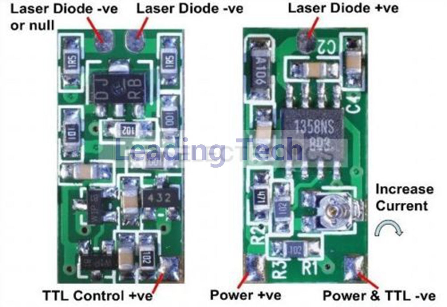 Power Supply Driver Circuirt Board for 808nm 980nm Laser Diode ModuleNew