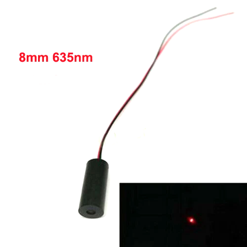 8mm Ultra Small Spot Laser Module 635nm 15mW Laser ModuleLow Power Laser Module