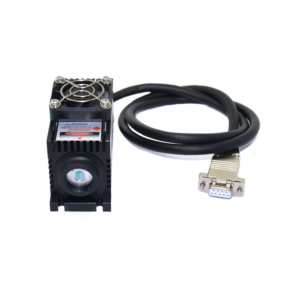 100mW 532nm Green Laser Dot Module + TTL/Analog 0-30KHZ + TEC Cooling + 85-265V