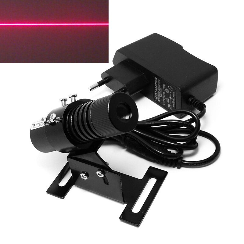 Adjusted Red Diode 650nm 100mw Laser Line Module 22x70mm with Adapter & Heatsink
