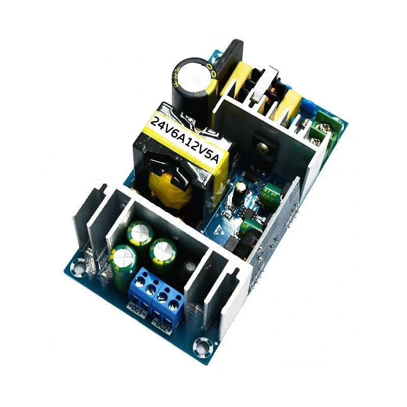AC-DC Isolated Dual Channel Power Board Module 12V12A/5V5A Switching Supply