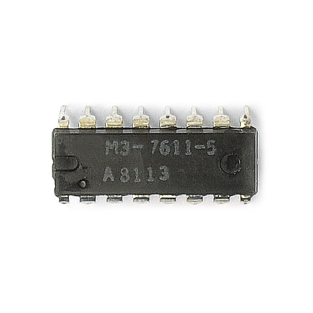 1PC M3-7611A-5 Manu:HARRIS Package:DIP-16,1.4MHz, Low Power CMOS