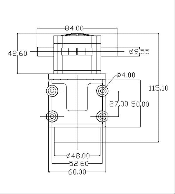 24V Micro Gear Pump High Temperature Corrosion Resistant DC Self-priming Pump
