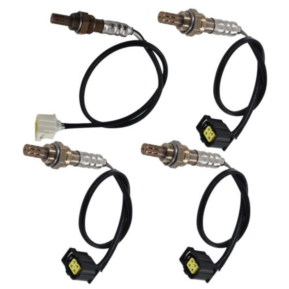 4pcs Upstream+ Downstream Oxygen Sensor For 2002 2003 Jeep Liberty V6 3.7L