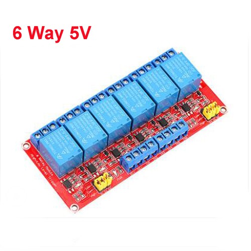 1/2/4/6/8 Relay 5V/12V/24V With Optocoupler Isolation Support High And Low Level