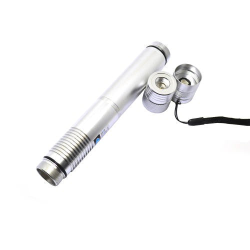 Pure Blue 450nm 5mw Class IIIB Focusable Waterproof Blue Laser Torch Laser Light