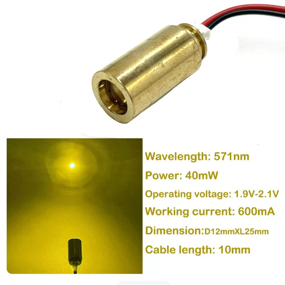 DNA Spectral Analysis/Fluorescence Excitation with 571nm 40mW Yellow Light Laser