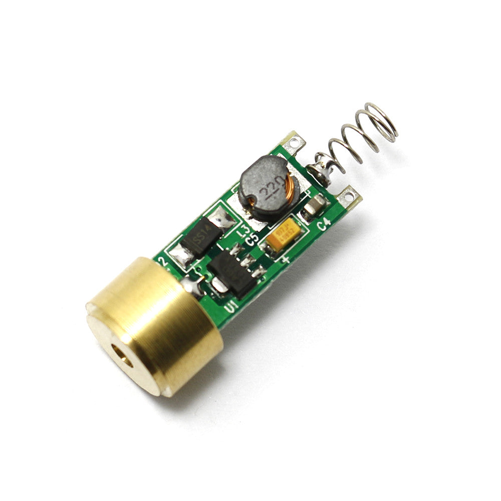 405nm Violet Laser Diode Module 50mW W/ Lens and Lens Holder 405MD-50-DIY-301