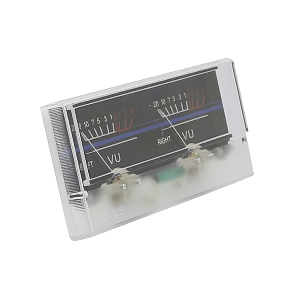 1PC Panel Meter SD-318 2 VU Meters 500uA  115x54mm with green Lamp