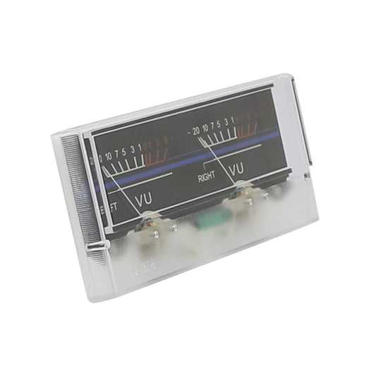 1PC Panel Meter SD-318 2 VU Meters 500uA  115x54mm with green Lamp