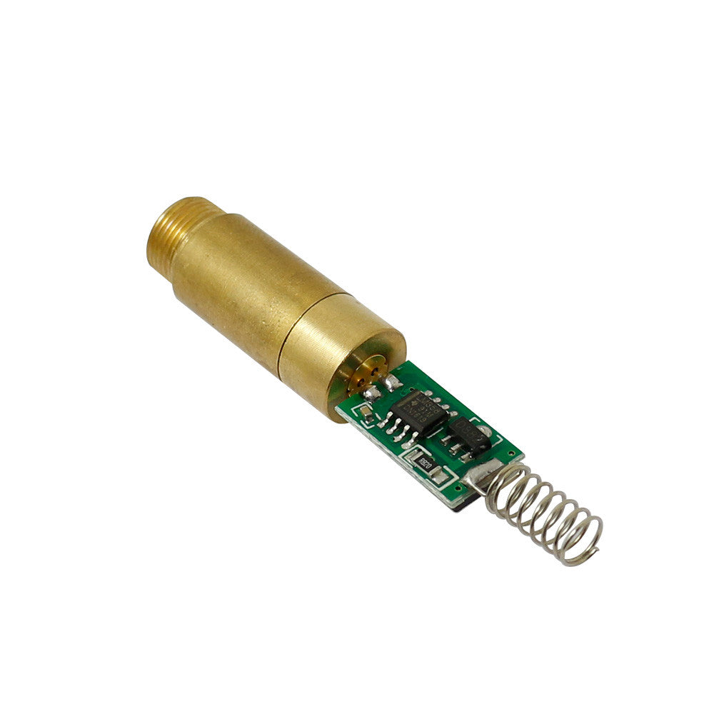 532nm 10mw Green Laser Diode Dot Module w/Spring 3V INDUSTRIAL/LAB Lasers