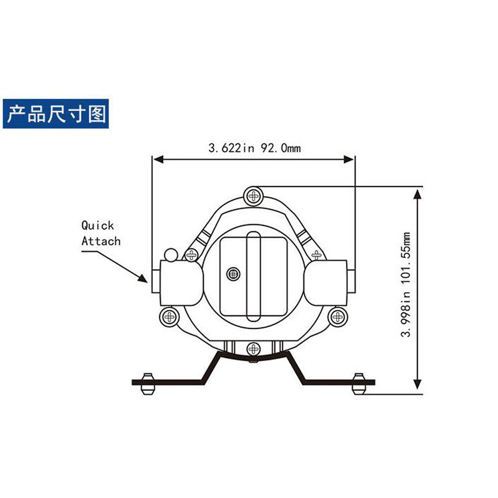Small High Pressure Pump High Lift Spray Car Wash Floor Roller Diaphragm Pump