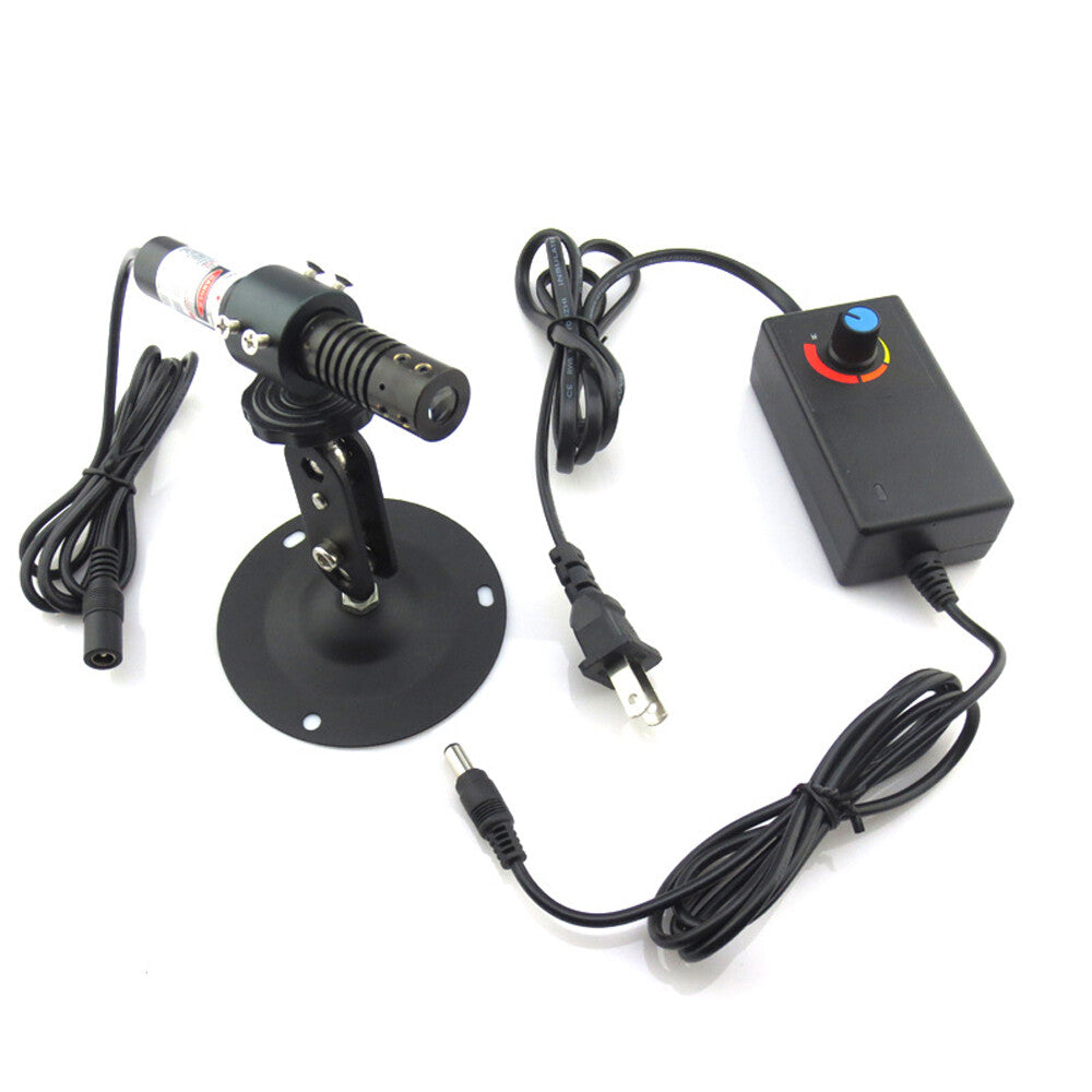 650nm 100mW Red Large Circle Laser Module 16X90mm W/Heatsink Adapter US/EU/AU/UK