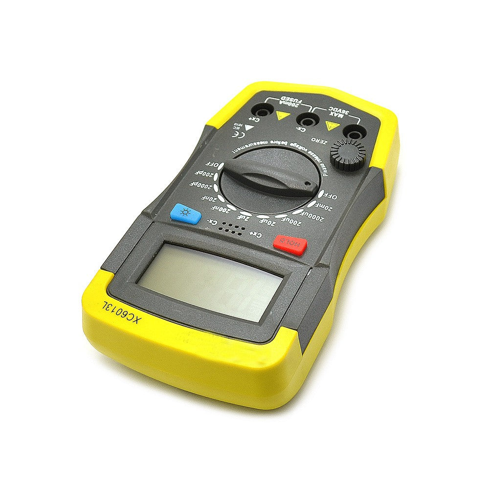 LCD Digital Capacitance Meter Multimeter Capacitor Tester mF uF Circuit Gauge