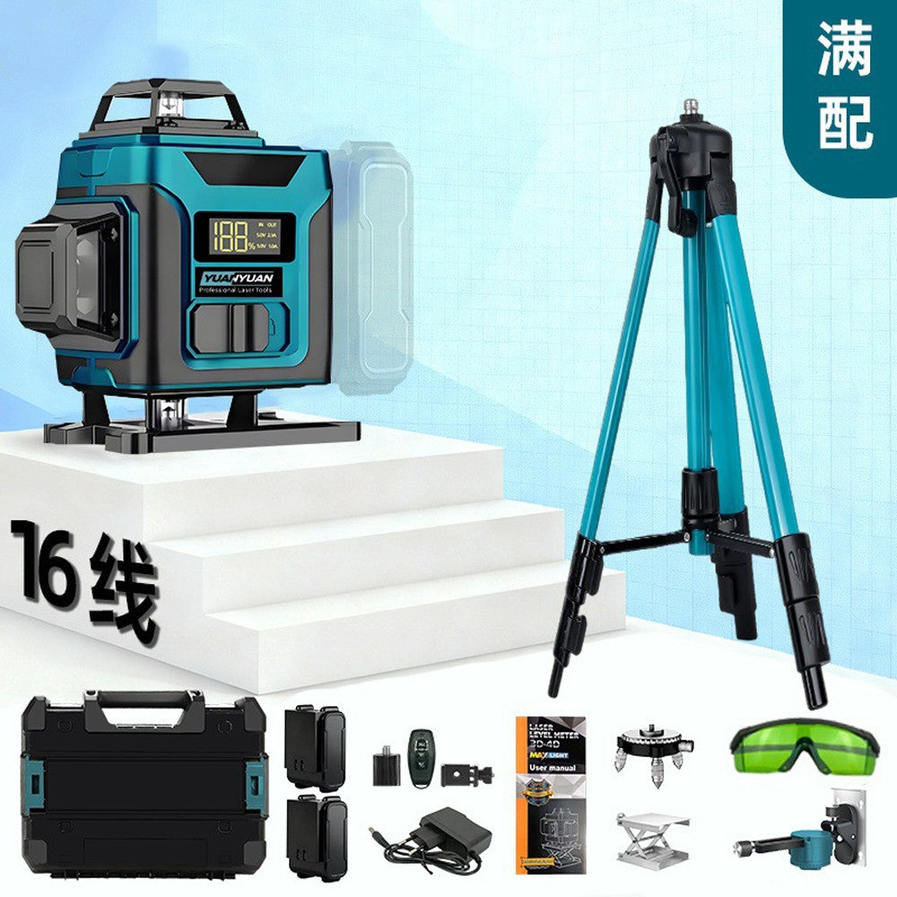 515nm High‑Precision Green Laser Level with Digital Display | Universal Level Tool for Indoor & Outdoor