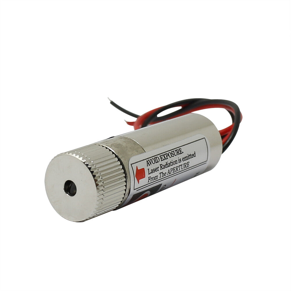 650nm 5mW Adjusted Red Laser Line Diode Module 12x40mm Glass Collimating Lens
