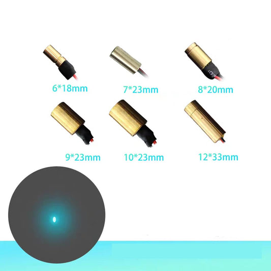 488nm 10mW-50mW Sky Blue Color Dot Laser Module Research Experiment Light Source