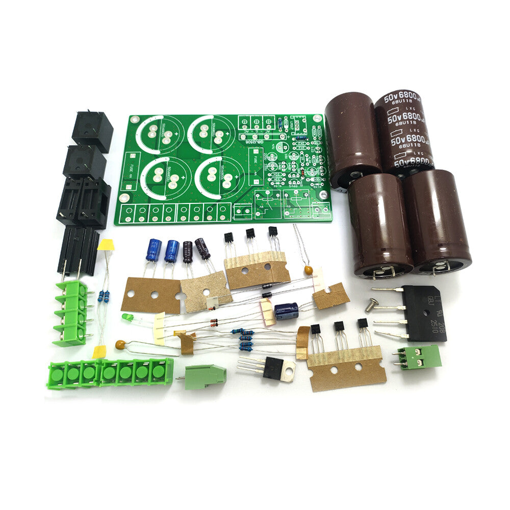 Kit Stereo Speaker Protection Board+Power Supply Board SC 50V 6800UF
