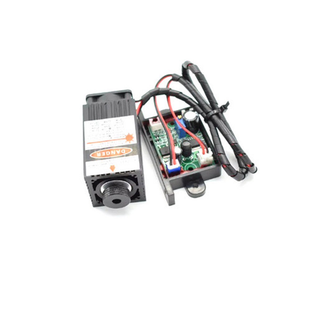 450nm 1.6W 12V High Power Focusable Blue Laser Module for Engrave and Cutting with TTL Module Laser Tube