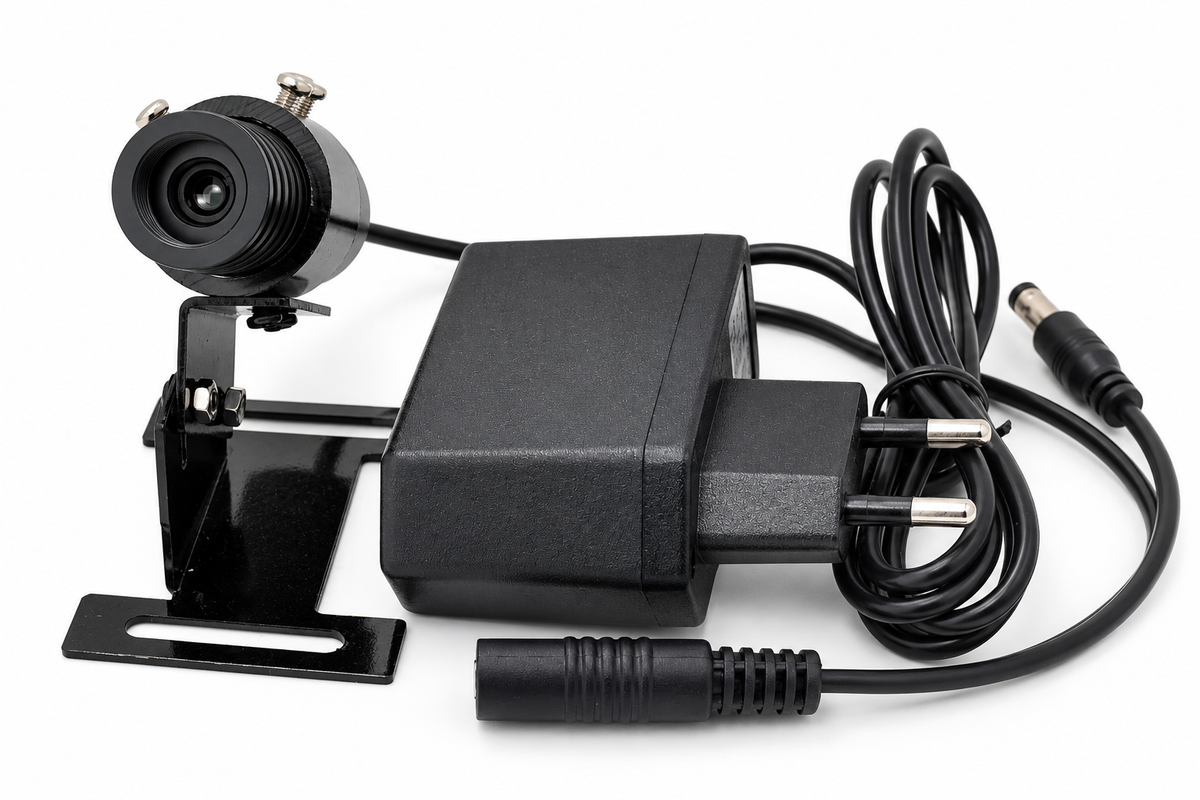 808nm 200mW Infrared Laser Dot Module – Focusable, 5V, with Optional Mount & Power Adapter