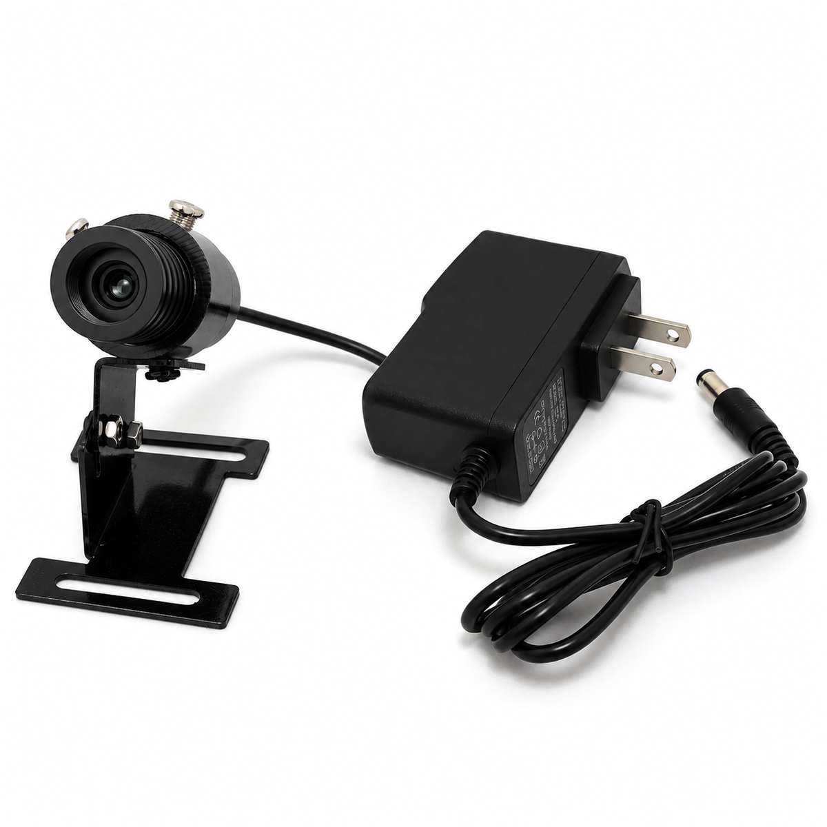 808nm 200mW Infrared Laser Dot Module – Focusable, 5V, with Optional Mount & Power Adapter