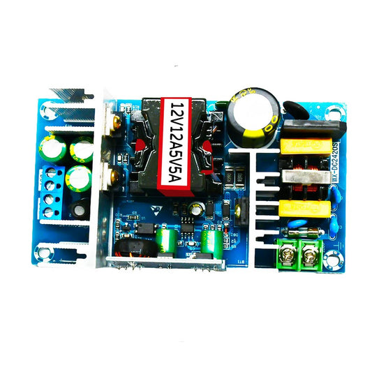 AC-DC Isolated Dual Channel Power Board Module 12V12A/5V5A Switching Supply