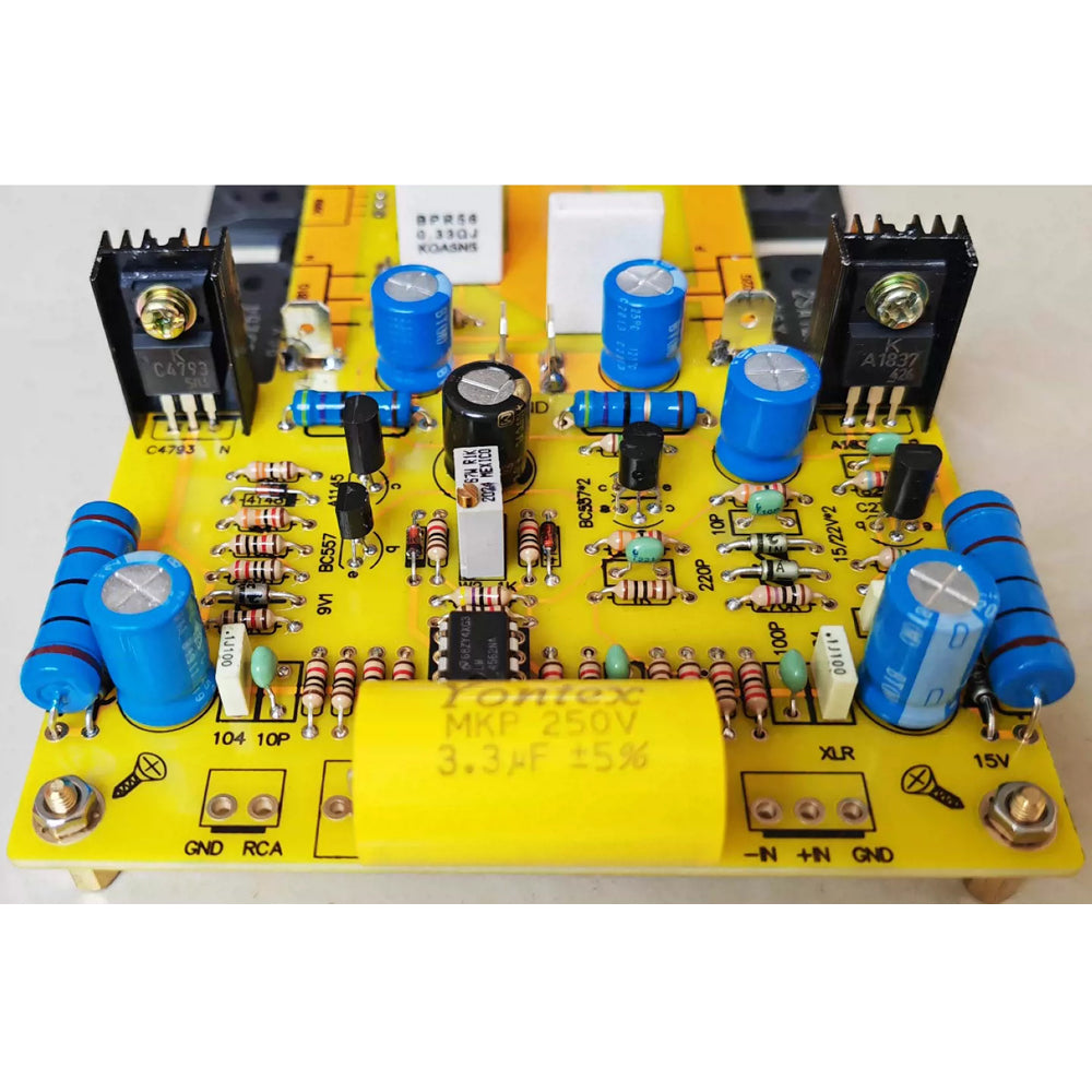 SU50 Pure Class‑A High‑Power Amplifier Board Kit, 2 Boards, Balanced Input