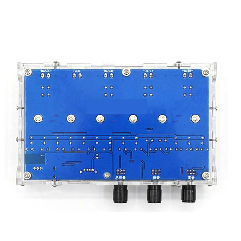 2x50W  2x100W Bluetooth Digital Power Amplifier Board 4 Channel Dual Bass Stereo