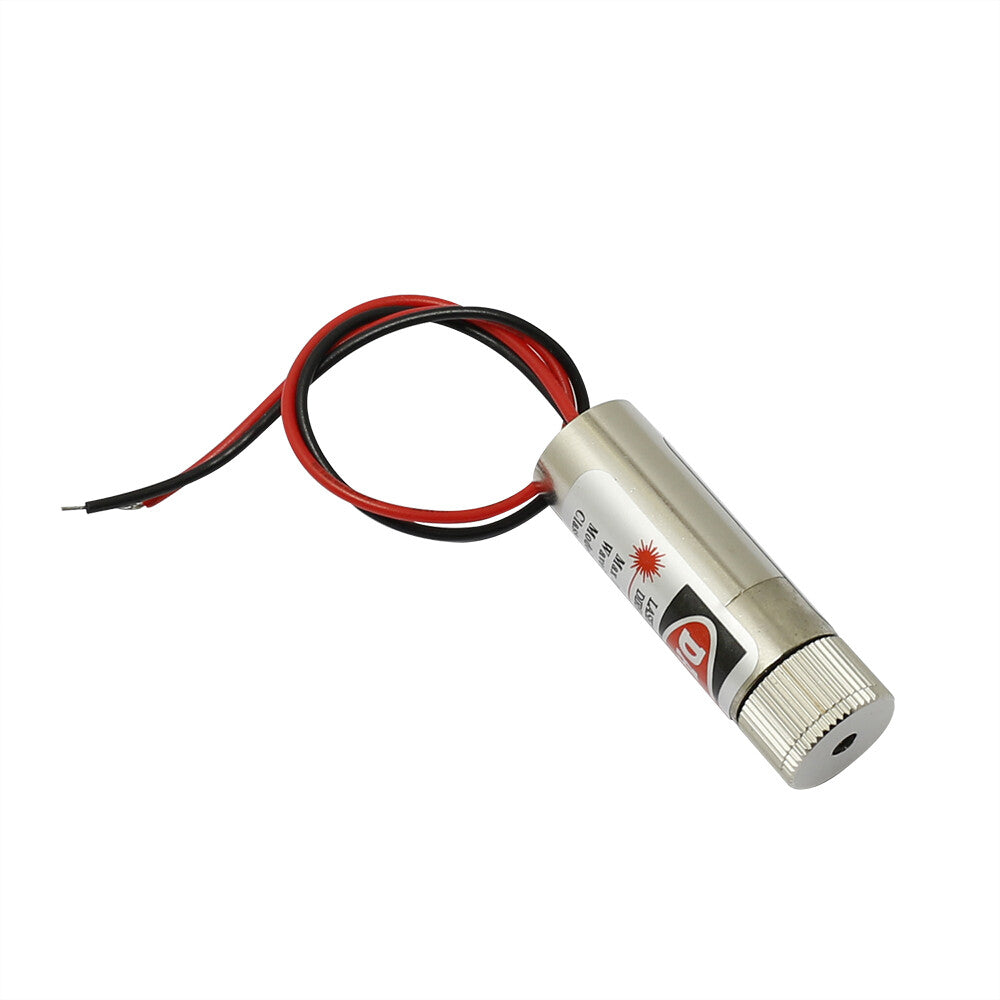 650nm 5mW Adjusted Red Laser Line Diode Module 12x40mm Glass Collimating Lens