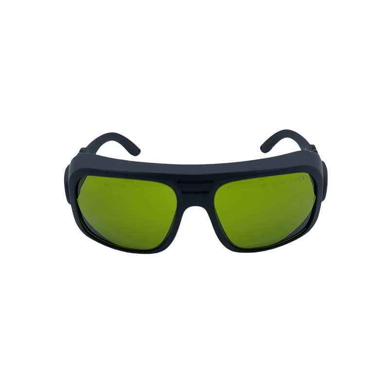 900nm-1100nm OD8+ Fiber Laser Ultra high protection Transmittance: 6% Infrared Laser Protective Glasses D LB6 + IR LB8